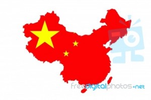 china-map-background-with-flag-10038958