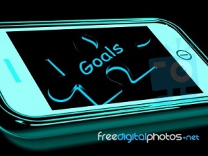 goals-smartphone-shows-aims-objectives-and-targets-100247821