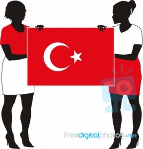hostesses-holding-flag-of-turkey-100183326